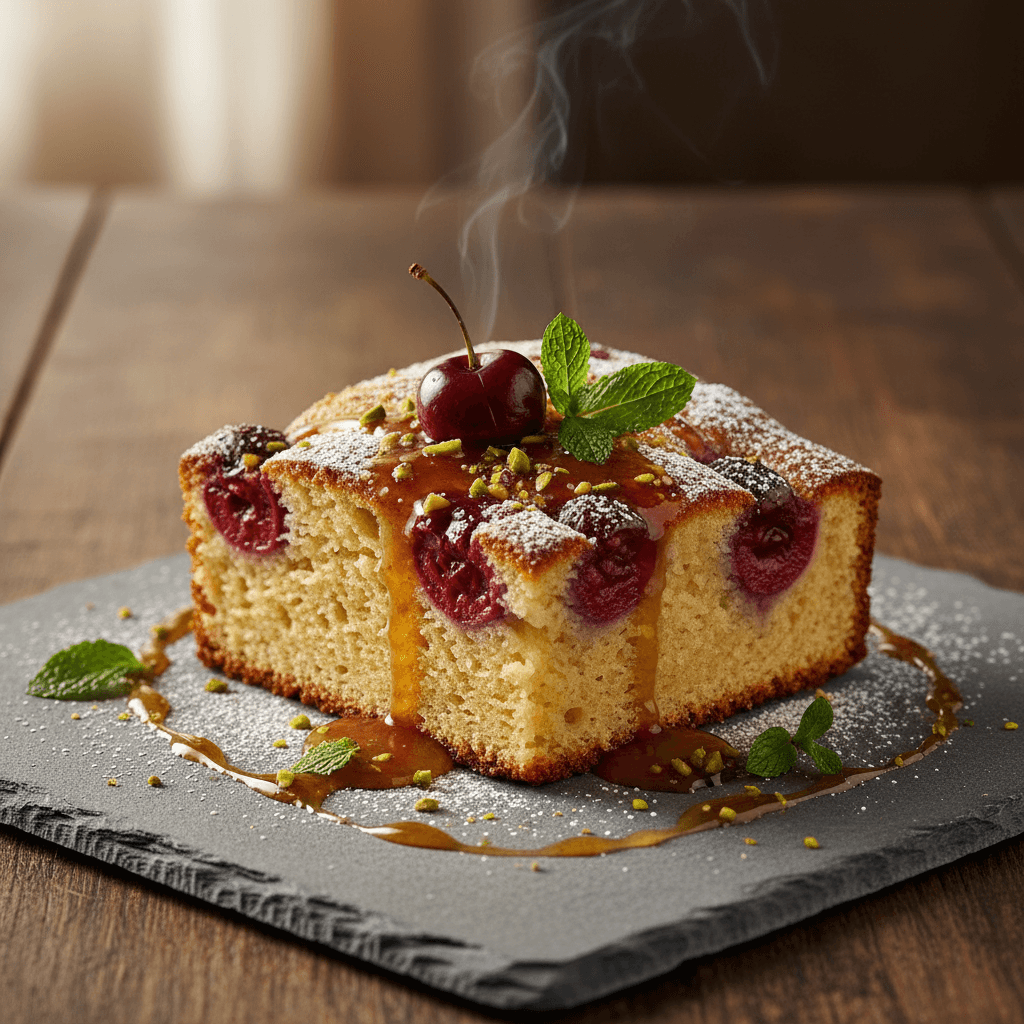 Kirazlı Kek tarifi görseli - 6 kişilik, 205 TL maliyet