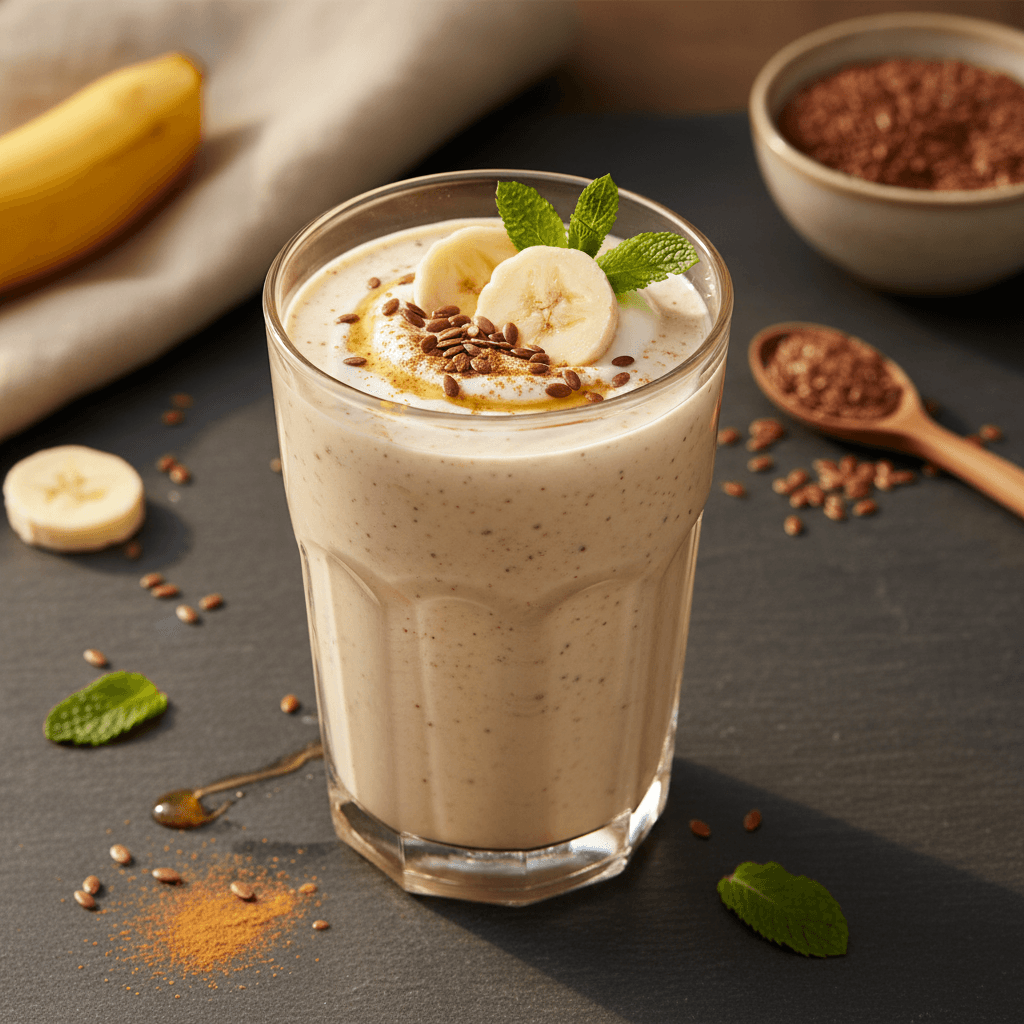 Keten Tohumlu Smoothie tarifi görseli - 1 kişilik 34 TL