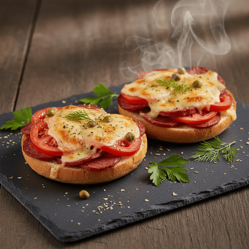 Sucuklu Açık Tost tarifi görseli - 2 kişilik, 594 TL maliyet