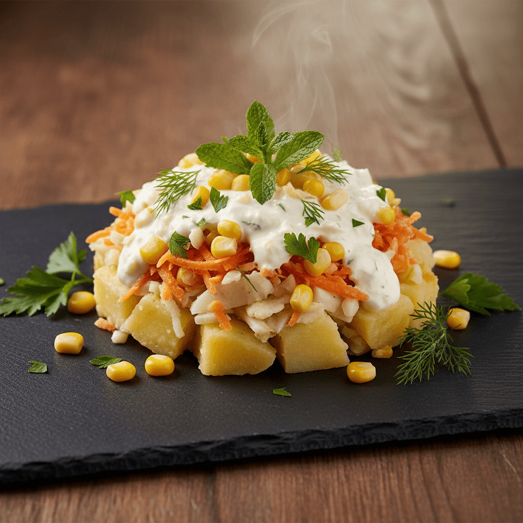 Patatesli Kereviz Salatası tarifi görseli - 4 kişilik, 256 TL maliyet