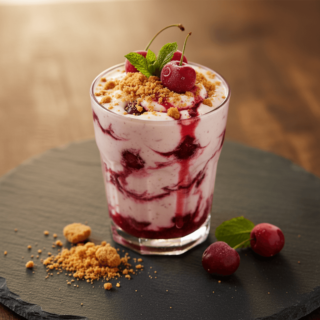 Vişneli Cheesecake Smoothie tarifi görseli - 2 kişilik, 183 TL maliyet