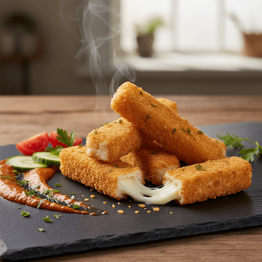 Çıtır Kaşar Peyniri Çubukları tarifi görseli - 4 kişilik, 420 TL maliyet