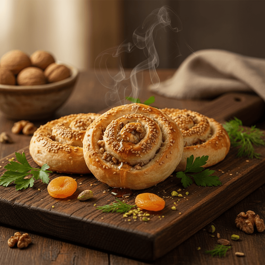 Kaymaklı Cevizli Poğaça tarifi görseli - 20 kişilik, 272 TL maliyet