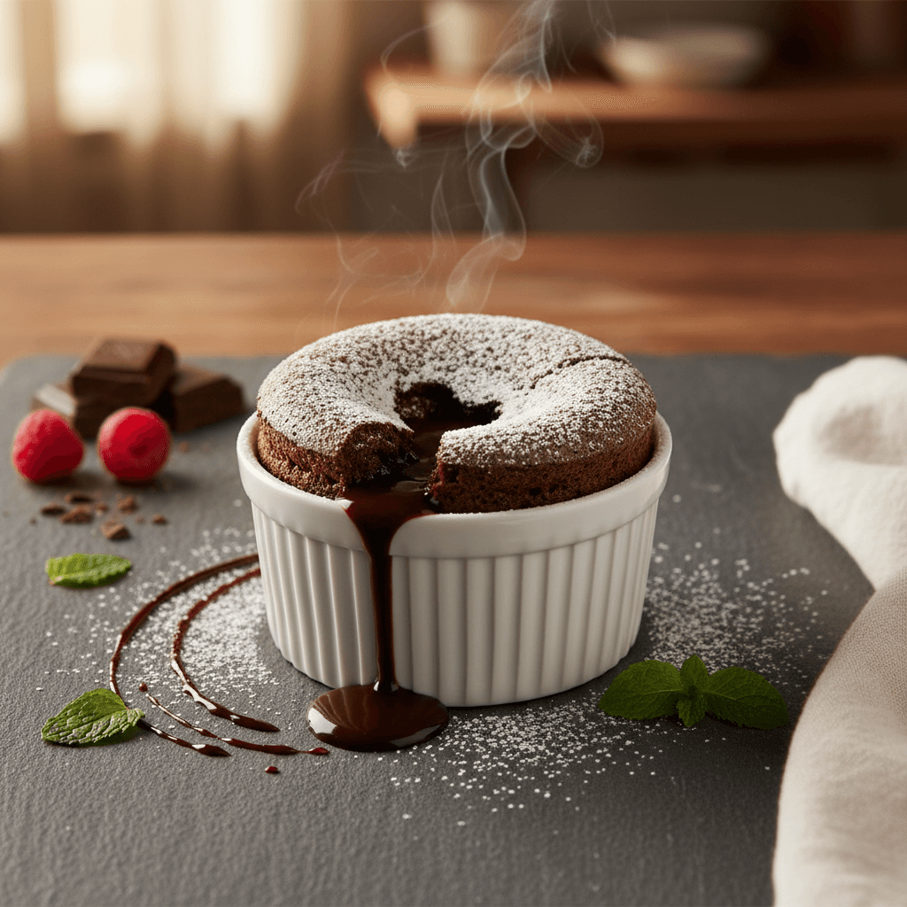 Çikolatalı Sufle tarifi görseli - 6 kişilik, 200 TL maliyet