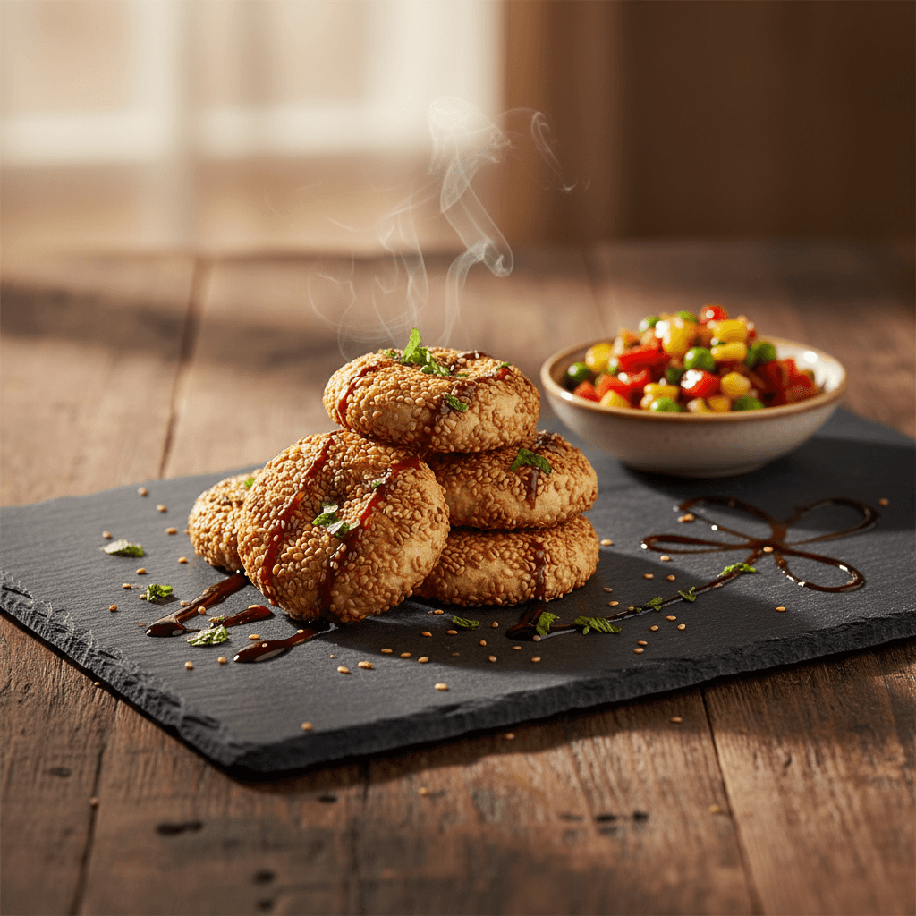 Mini Susamlı Kurabiye tarifi görseli - 24 kişilik, 43 TL maliyet