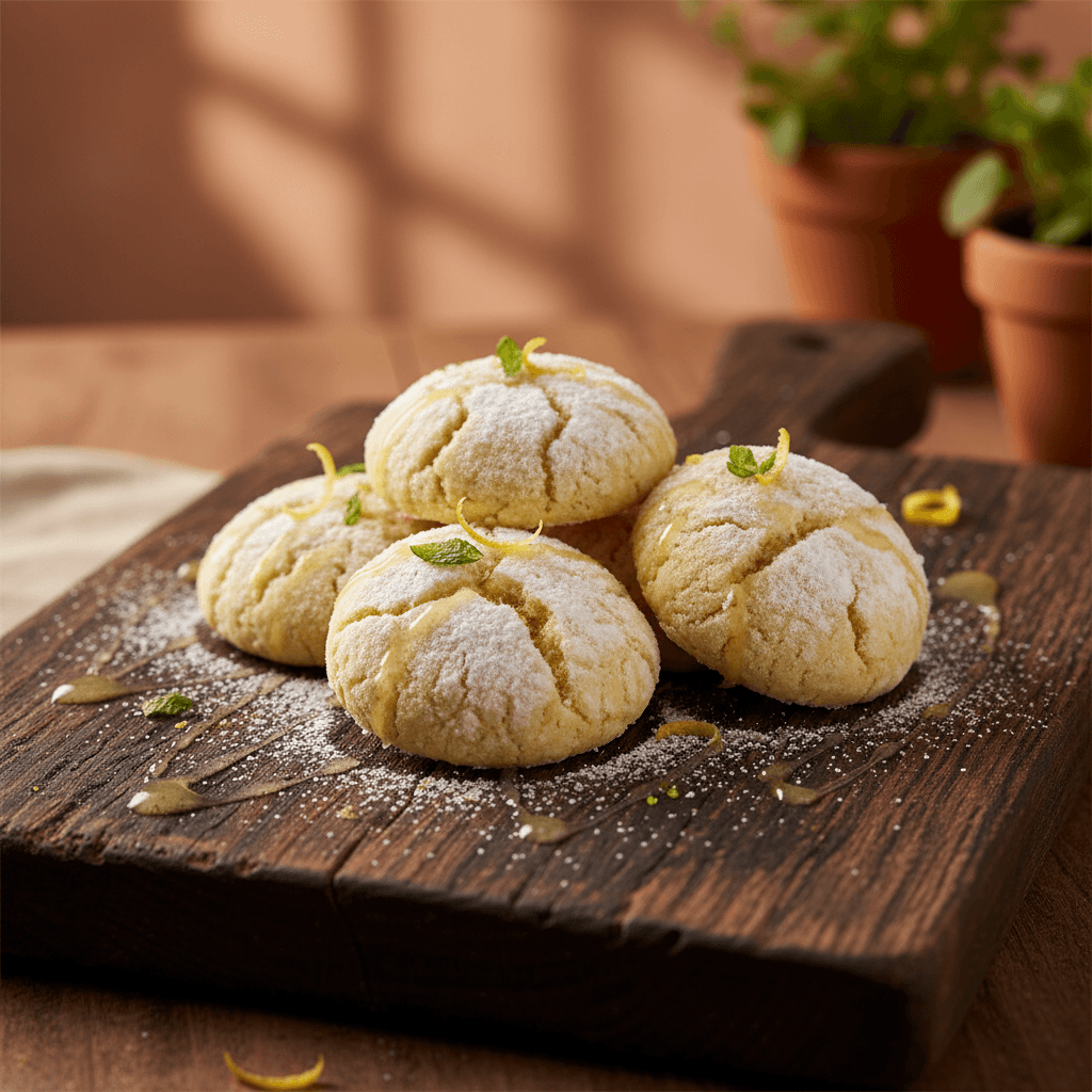 Limonlu Çatlak Kurabiye tarifi görseli - 12 kişilik 79 TL