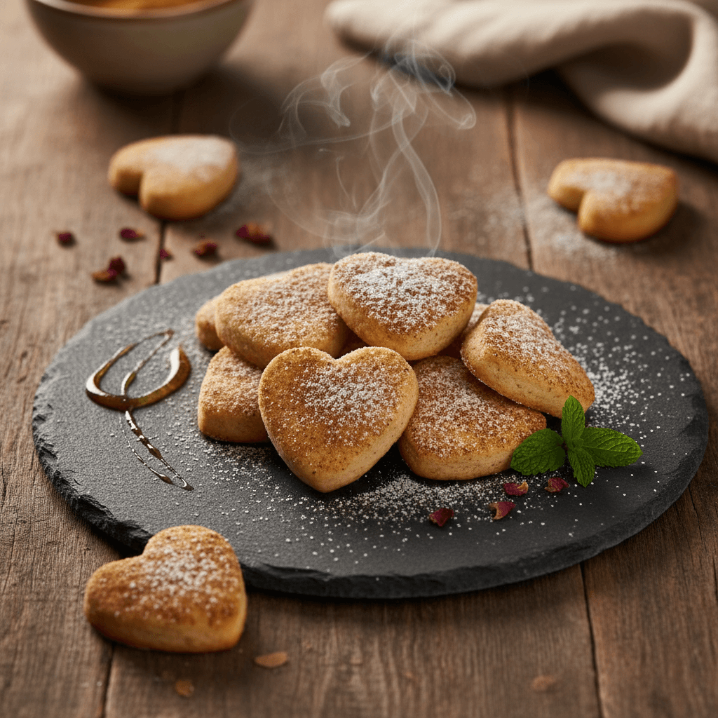 Tarçınlı Kalp Kurabiye tarifi görseli - 30 kişilik, 139 TL maliyet