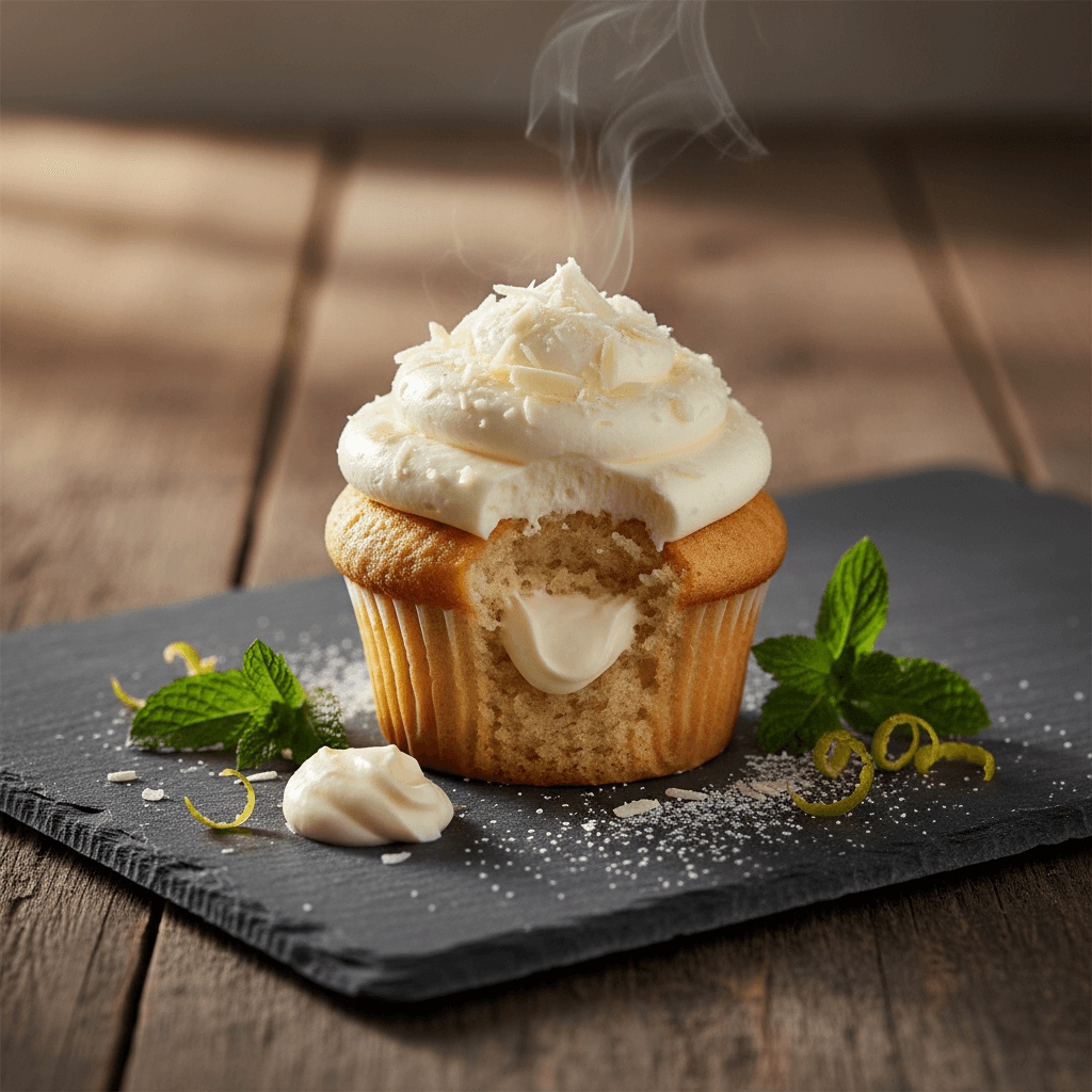 Beyaz Çikolata Dolgulu Cupcake tarifi görseli - 12 kişilik, 657 TL maliyet