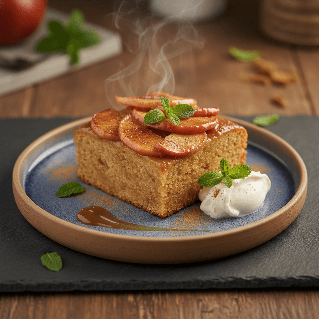 Elmalı Ters Yüz Kek tarifi görseli - 6 kişilik, 267 TL maliyet