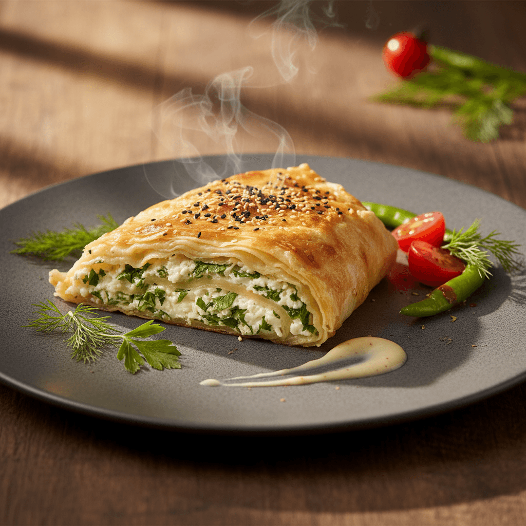 Sütlü Serpme Börek tarifi görseli - 6 kişilik, 355 TL maliyet