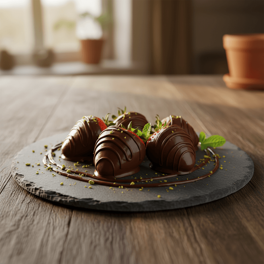 Çikolata Kaplı Çilekler tarifi görseli - 20 kişilik, 177 TL maliyet