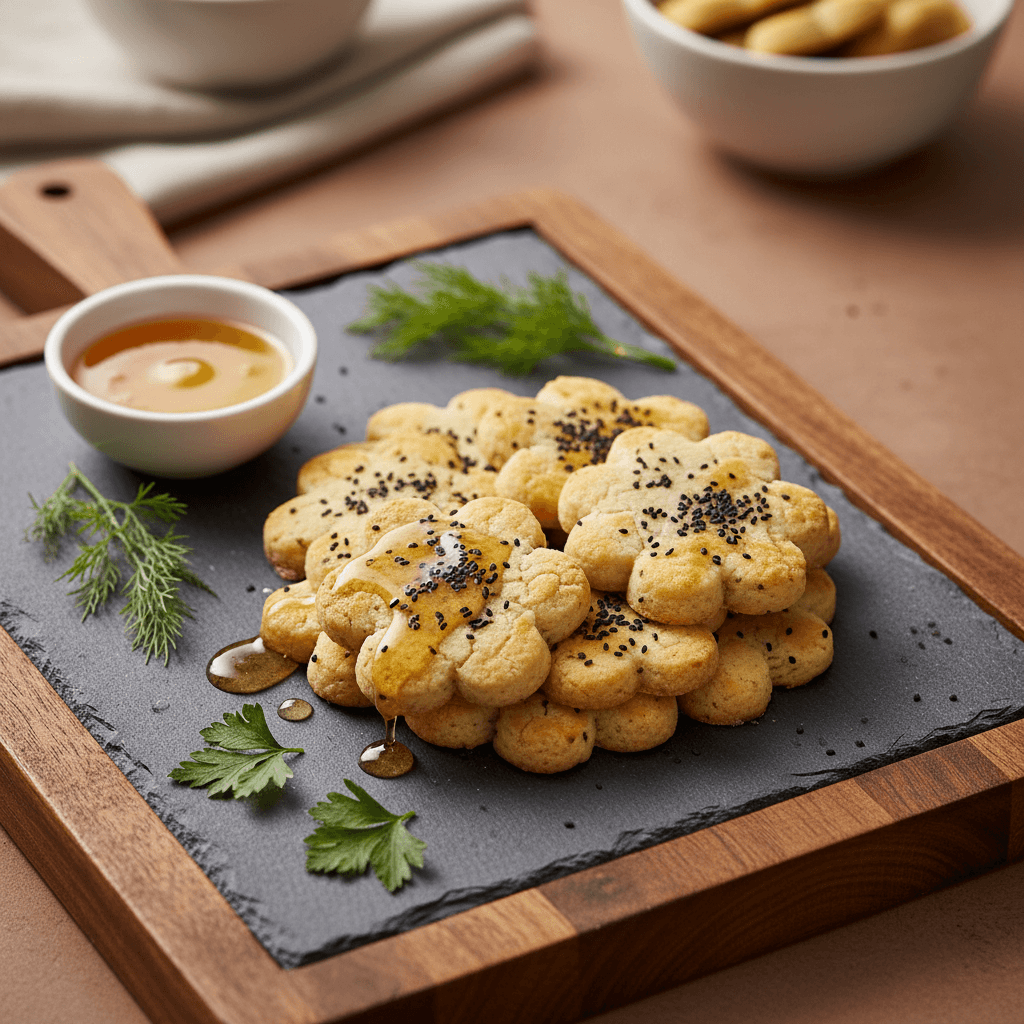Çörek Otlu Çiçek Kurabiye tarifi görseli - 12 kişilik, 146 TL maliyet