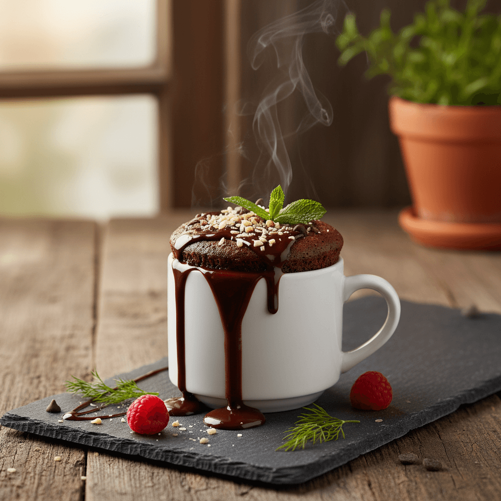 Mug Cake tarifi görseli - 1 kişilik, 99 TL maliyet