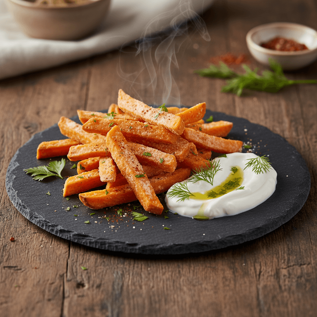Tatlı Patates Cipsi tarifi görseli - 2 kişilik, 49 TL maliyet