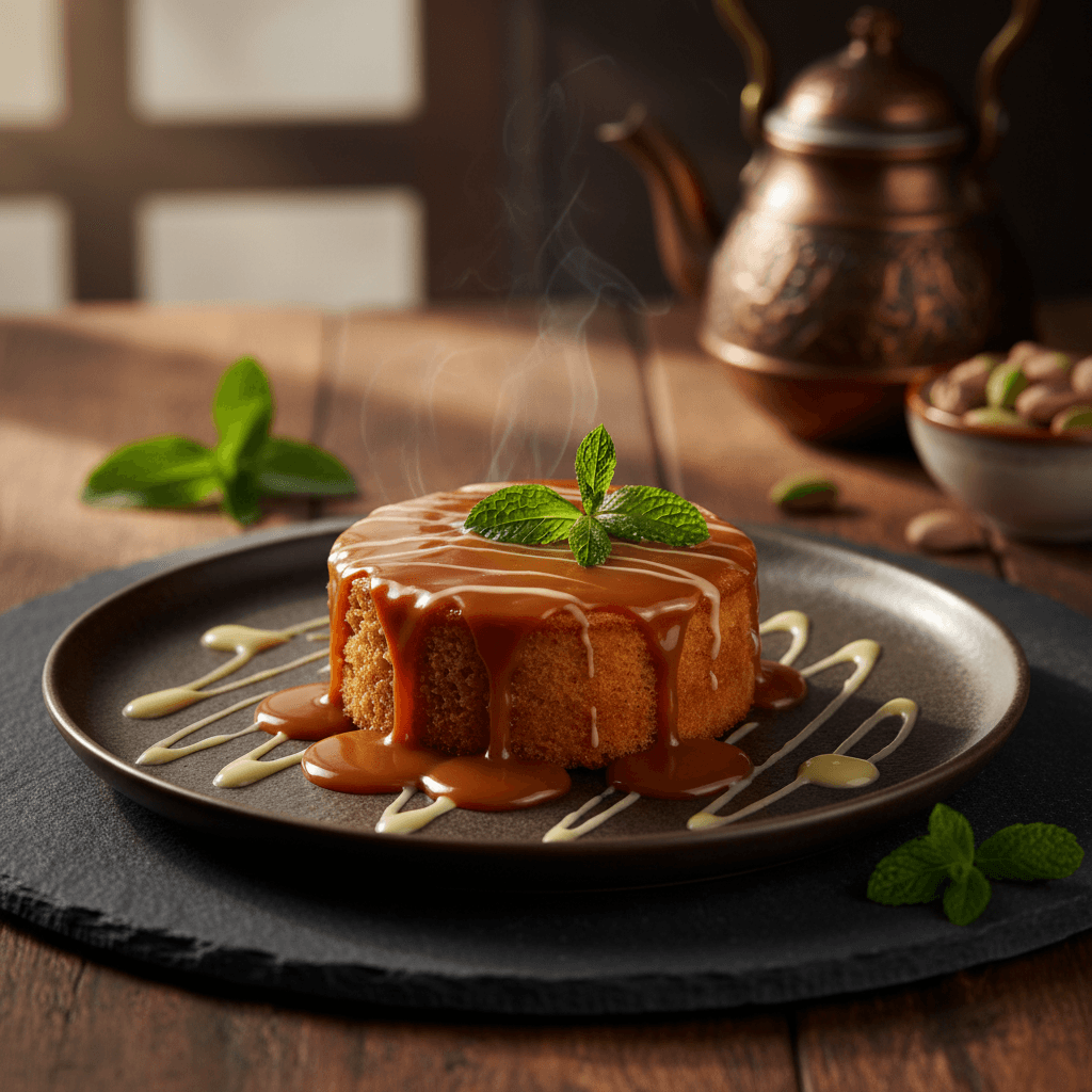Karamelli Kek tarifi görseli - 6 kişilik, 462 TL maliyet