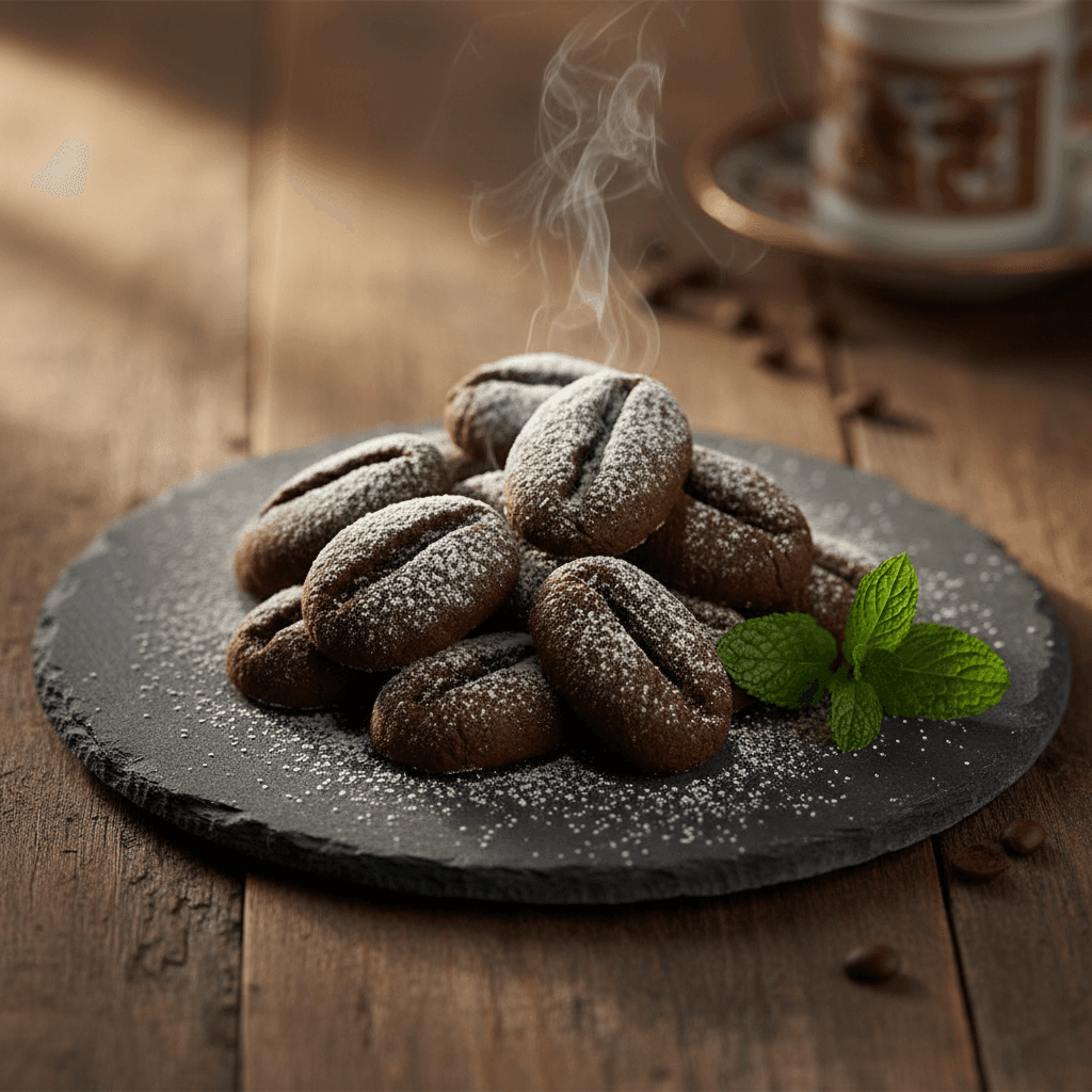 Kahve Çekirdeği Kurabiyesi tarifi görseli - 18 kişilik, 139 TL maliyet