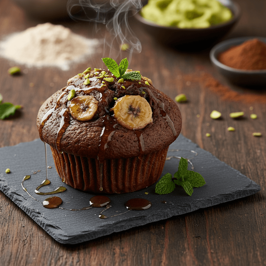 Şekersiz Yağsız Kakaolu Muffin tarifi görseli - 12 kişilik 291 TL