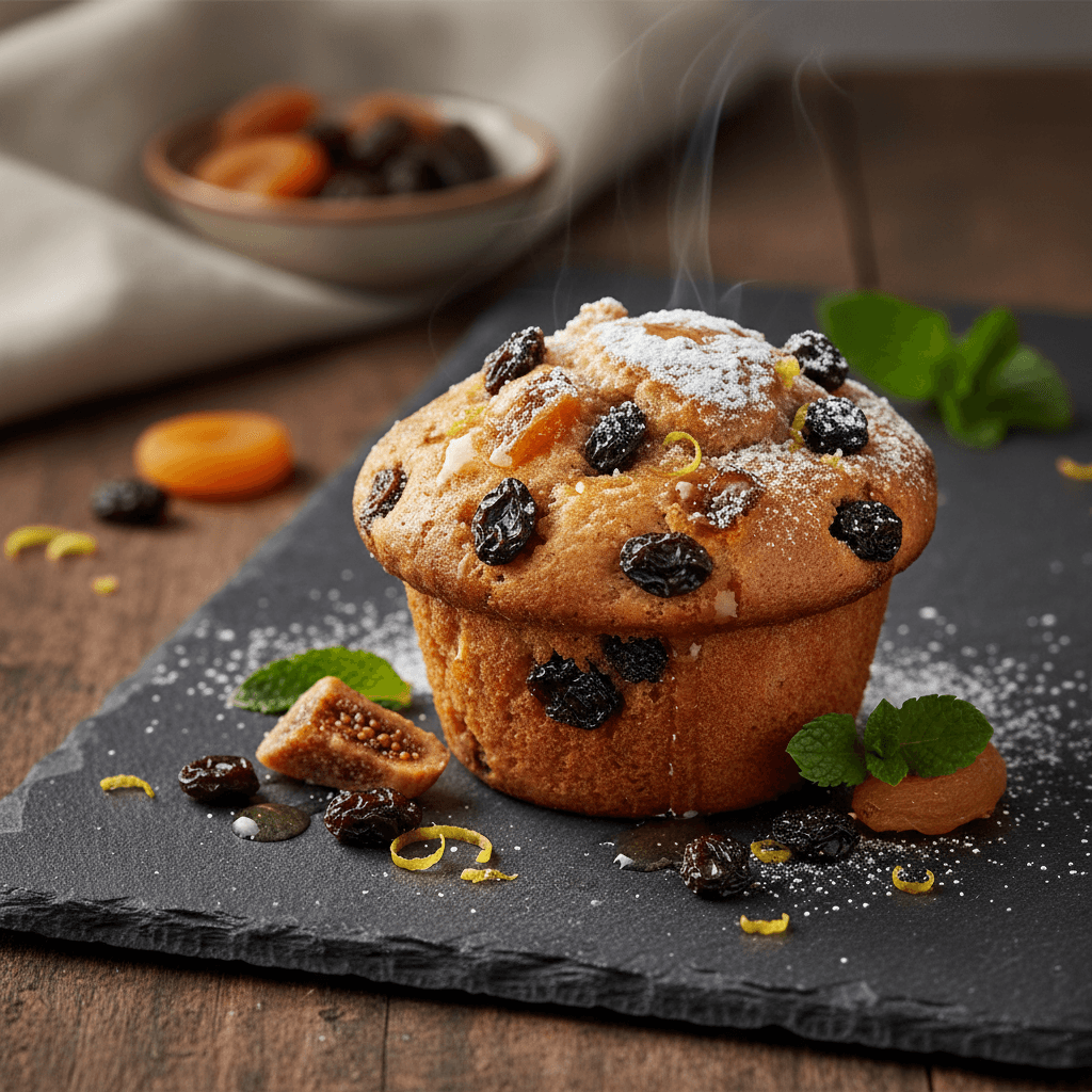 Kuru Meyveli Muffin tarifi görseli - 10 kişilik, 146 TL maliyet