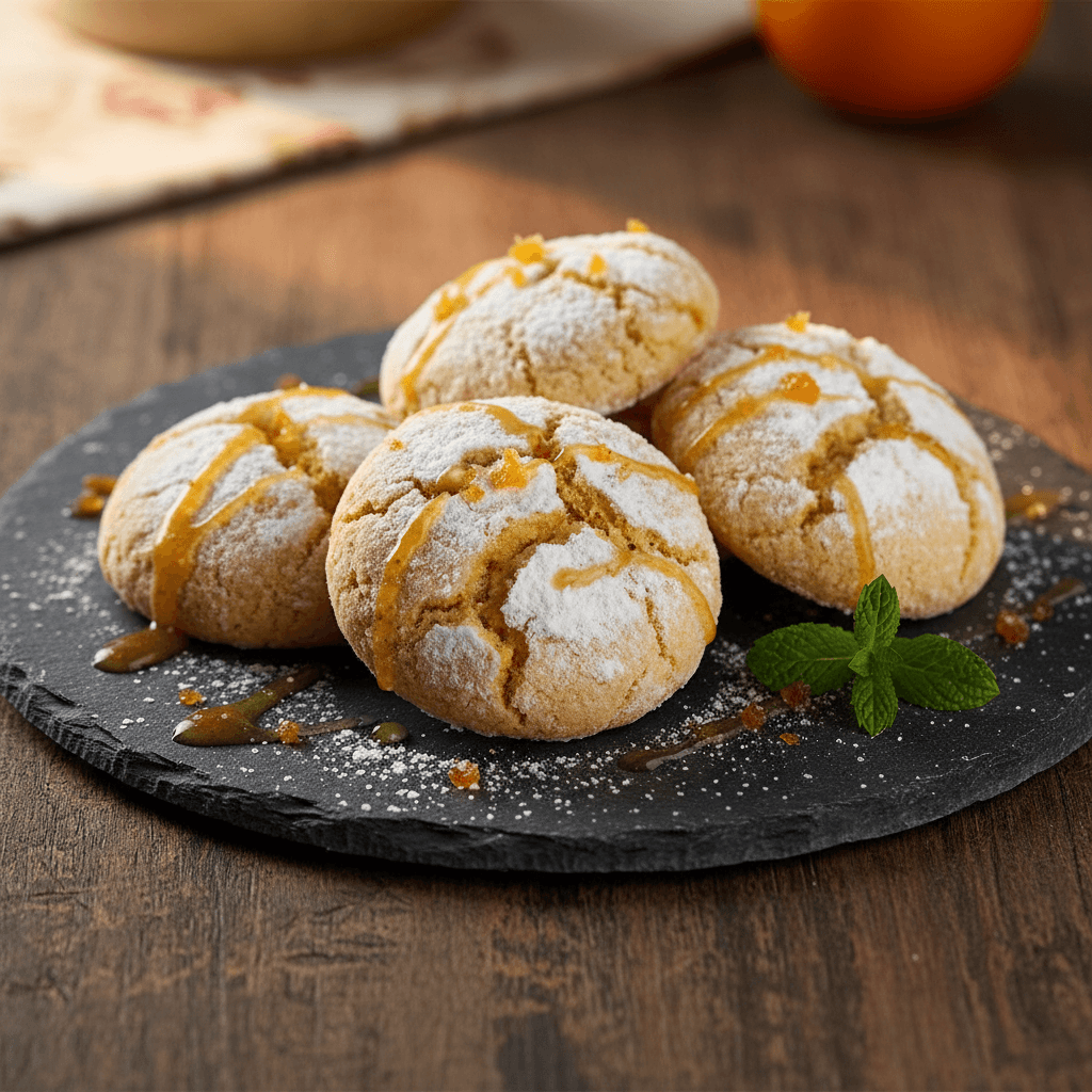 Portakallı Çatlak Kurabiye tarifi görseli - 12 kişilik, 107 TL maliyet