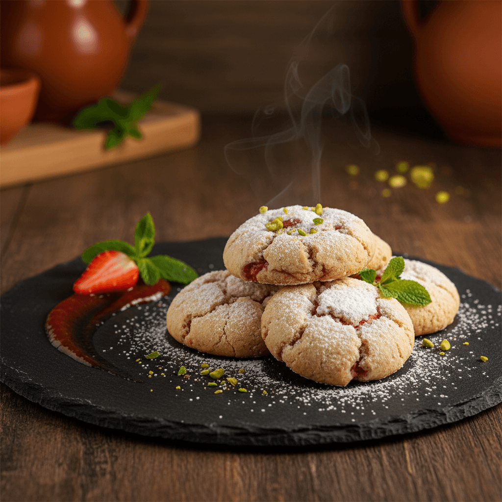 Pudingli Çatlak Kurabiye tarifi görseli - 16 kişilik, 115 TL maliyet