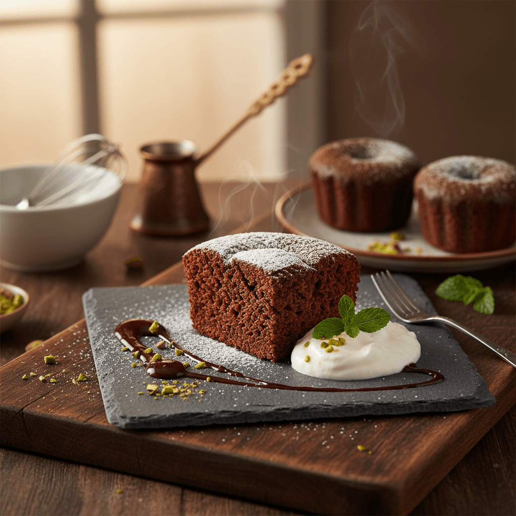 Yoğurtlu Kakaolu Kek tarifi görseli - 10 kişilik, 141 TL maliyet