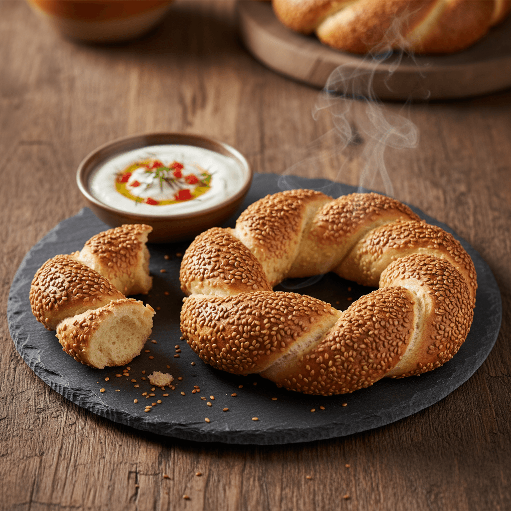 Susamlı Simit tarifi görseli - 40 kişilik, 126 TL maliyet