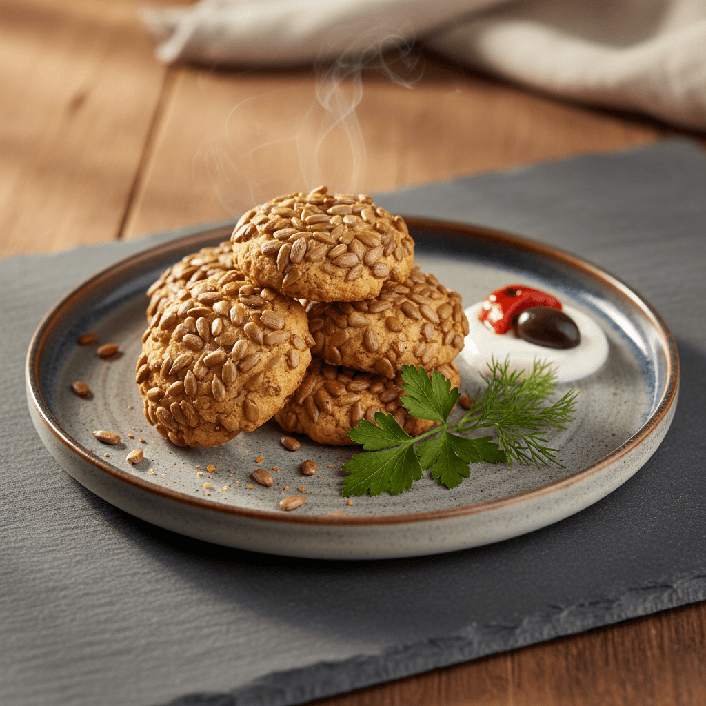 Çekirdekli Tuzlu Kurabiye tarifi görseli - 24 kişilik, 100 TL maliyet