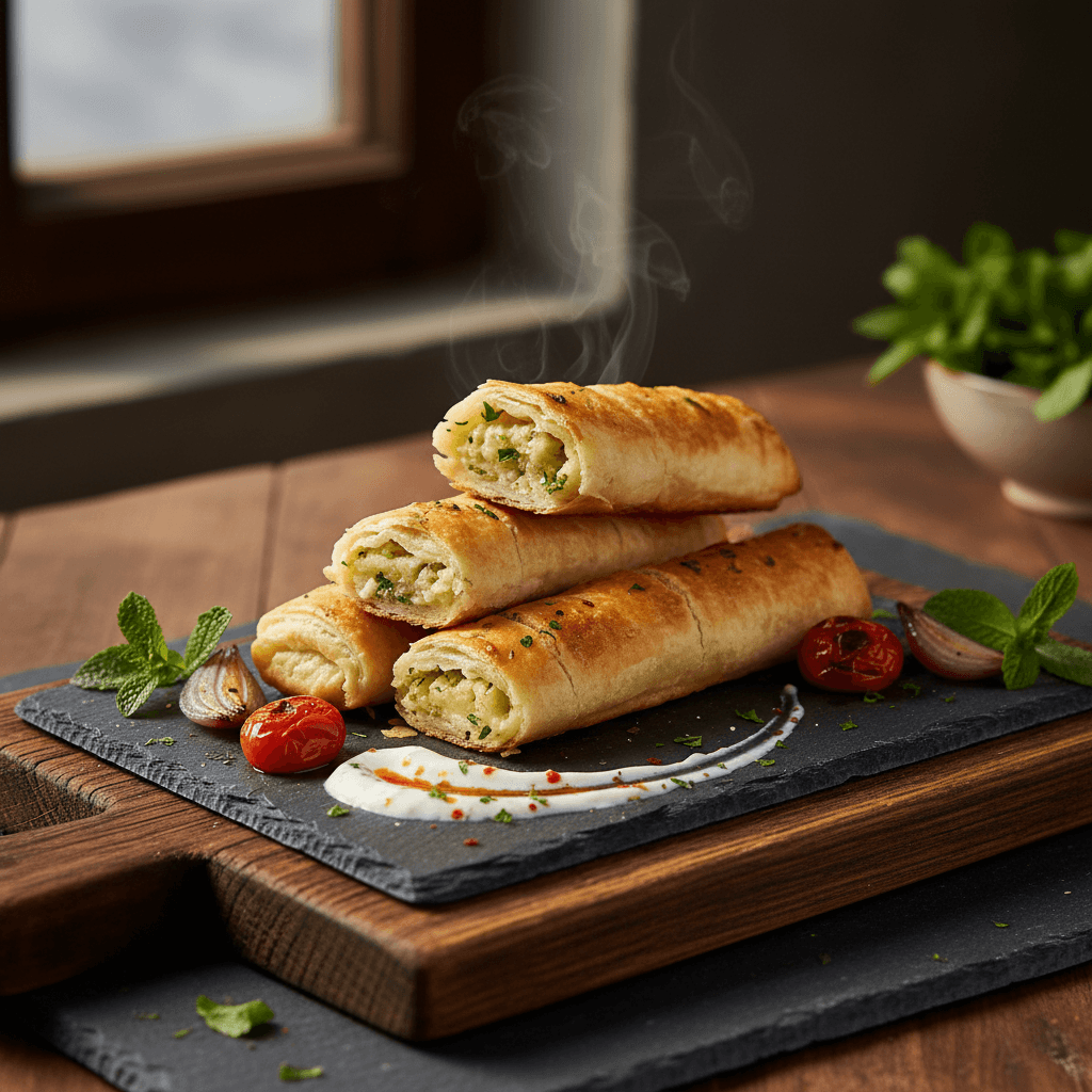 Patatesli Kaşarlı Kalem Börek tarifi görseli - 4 kişilik, 202 TL maliyet