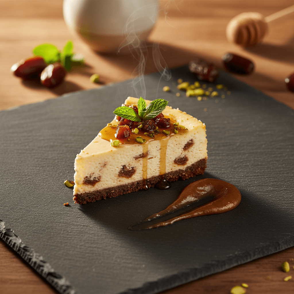 Hurmalı Ballı Cheesecake tarifi görseli - 6 kişilik, 538 TL maliyet
