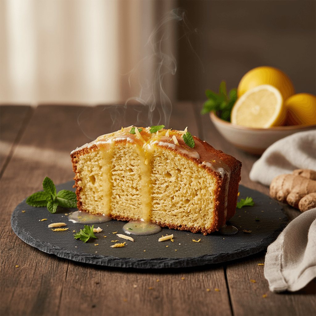 Limonlu Zencefilli Kek tarifi görseli - 8 kişilik, 92 TL maliyet