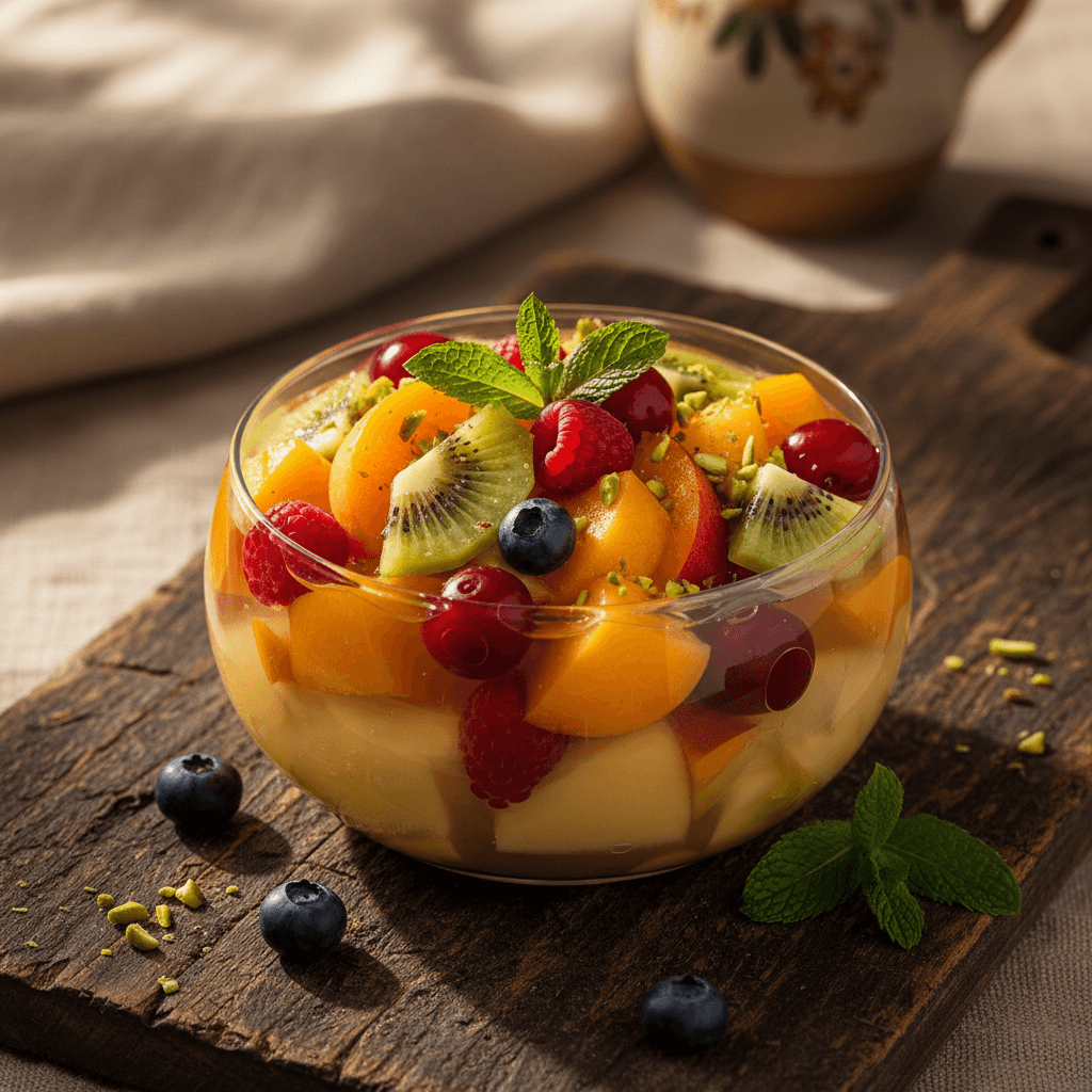 Jöleli Meyve Salatası tarifi görseli - 4 kişilik