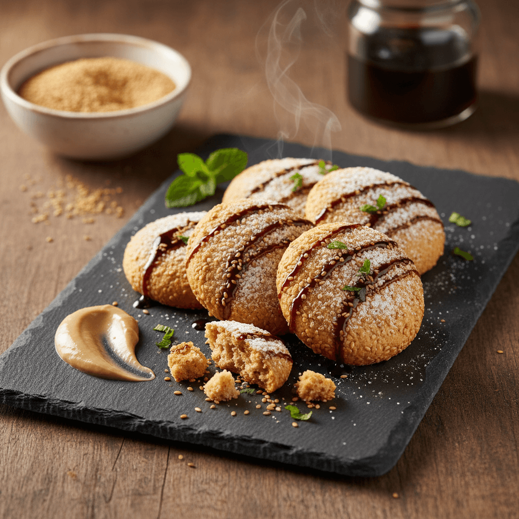 Tahinli Susamlı Kurabiye tarifi görseli - 24 kişilik, 142 TL maliyet