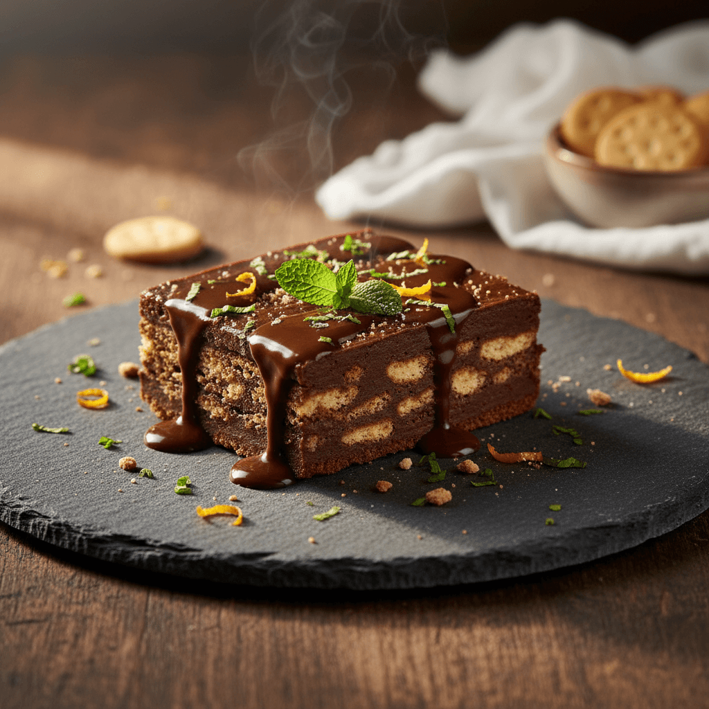 Üç Malzemeli Pudingli Mozaik Pasta tarifi görseli - 10 kişilik 49 TL