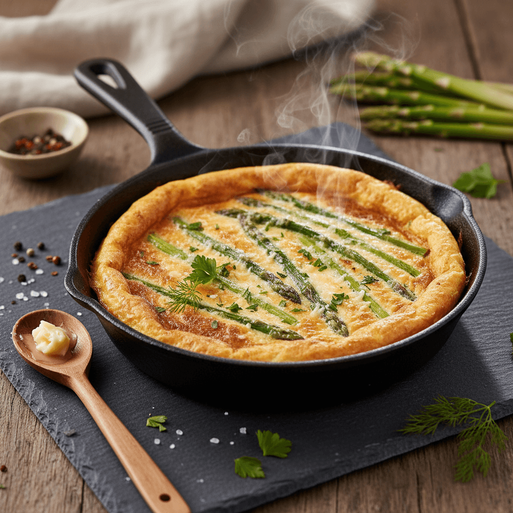 Fırında Kuşkonmazlı Omlet tarifi görseli - 4 kişilik, 259 TL maliyet