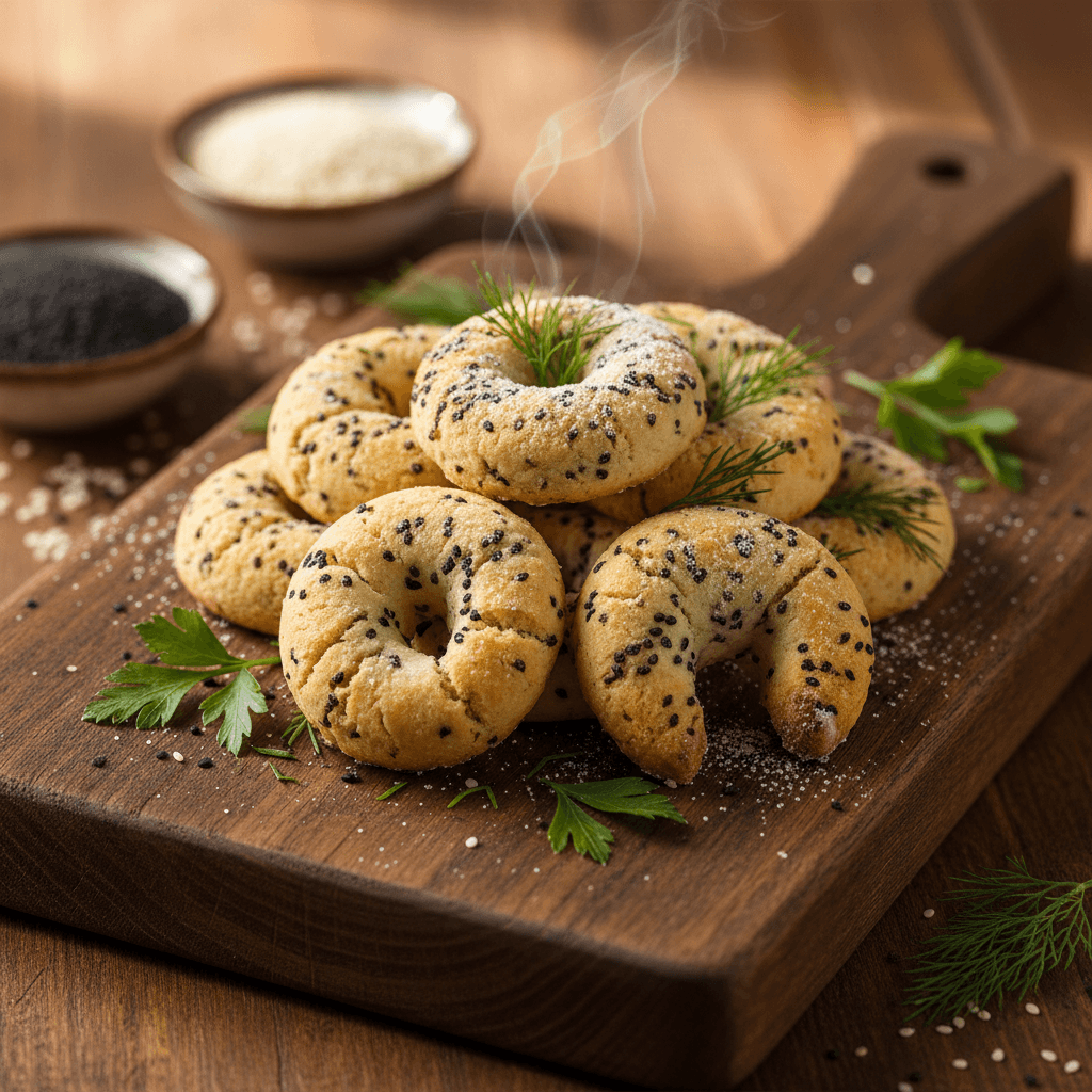 Çörek Otlu Tuzlu Kurabiye tarifi görseli - 24 kişilik, 143 TL maliyet