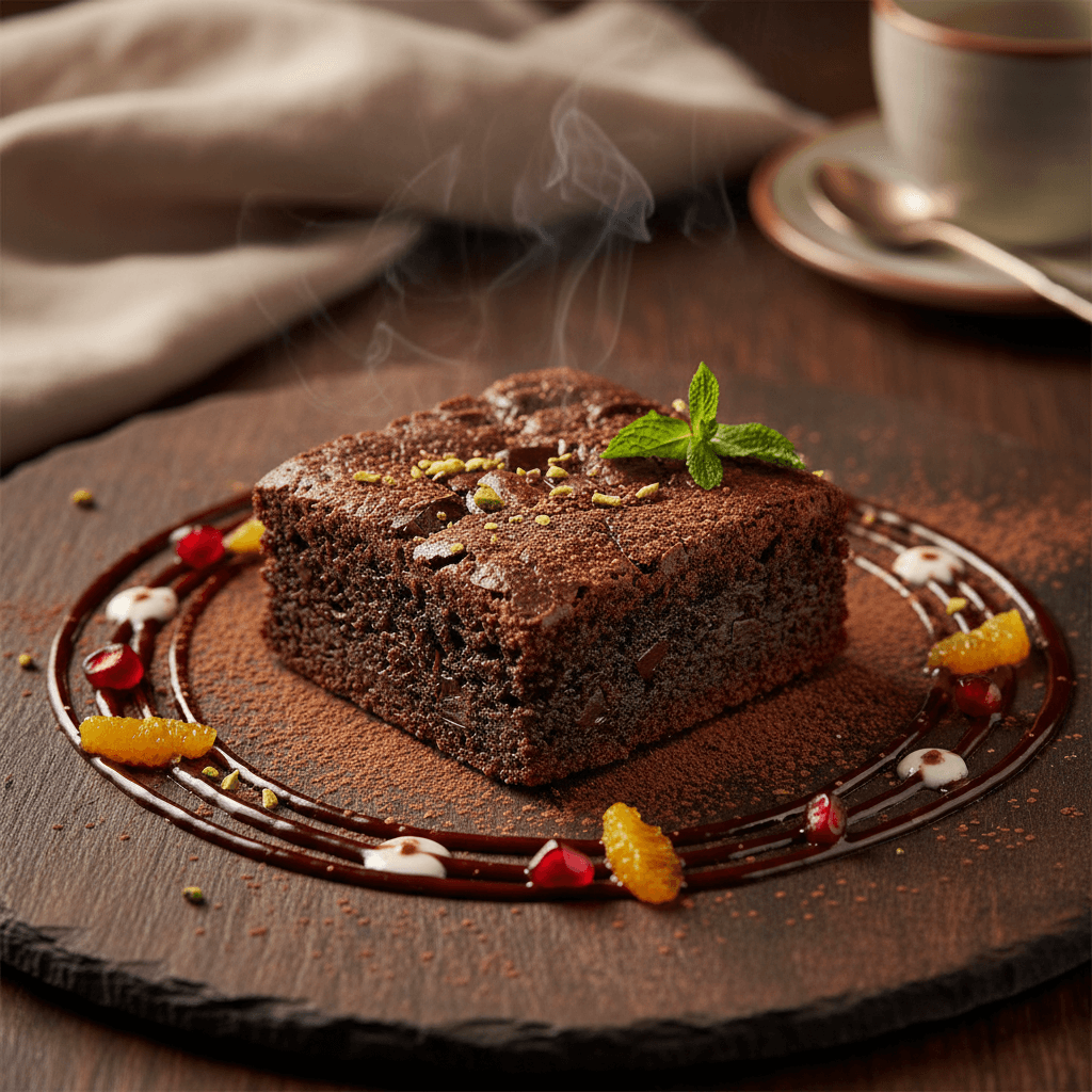 Bitter Çikolatalı Brownie tarifi görseli - 8 kişilik, 227 TL maliyet