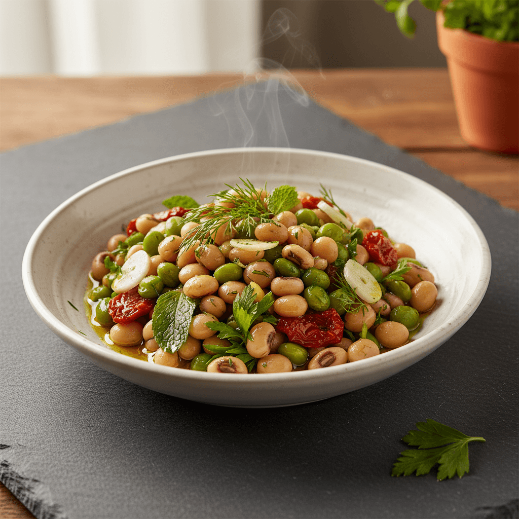 Zeytinyağlı Börülce Salatası tarifi görseli - 4 kişilik, 93 TL maliyet