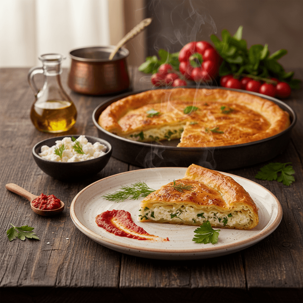 Peynirli Tepsi Böreği tarifi görseli - 6 kişilik, 209 TL maliyet