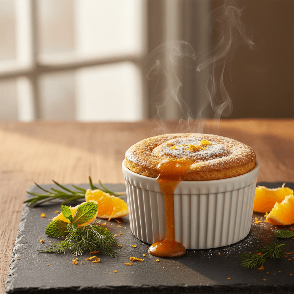 Portakallı Sufle tarifi görseli - 3 kişilik, 46 TL maliyet
