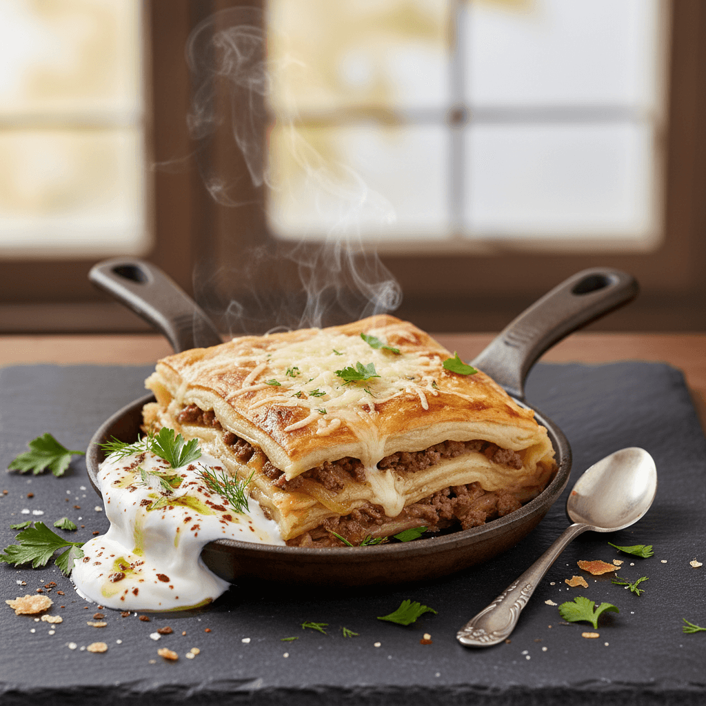 Süslü Tava Böreği tarifi görseli - 6 kişilik, 494 TL maliyet