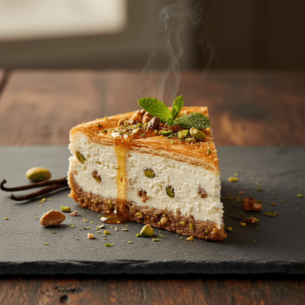 Baklava Cheesecake tarifi görseli - 8 kişilik