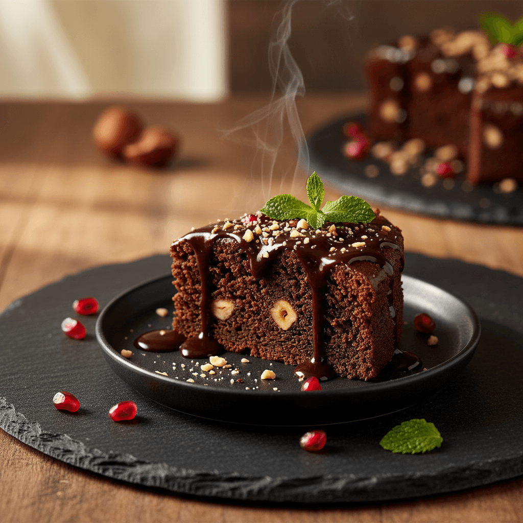 Fındık Ezmeli Kakaolu Kek tarifi görseli - 12 kişilik, 260 TL maliyet