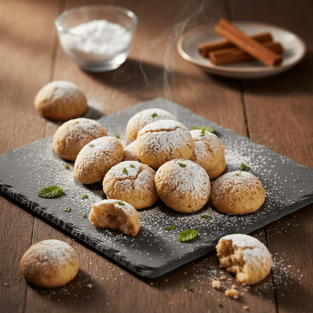 Tarçınlı Lokmacık Kurabiye tarifi görseli - 30 kişilik, 113 TL maliyet