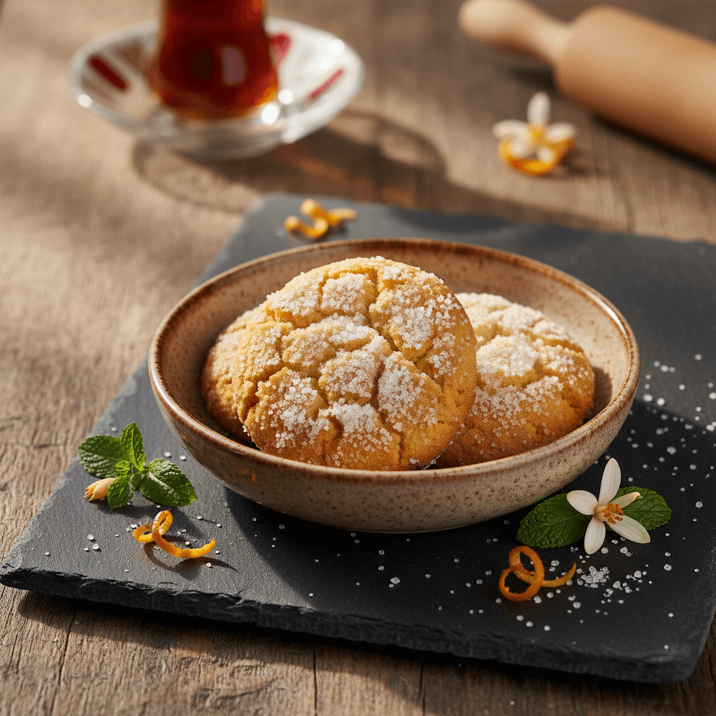 Portakallı Anne Kurabiyesi tarifi görseli - 20 kişilik, 150 TL maliyet