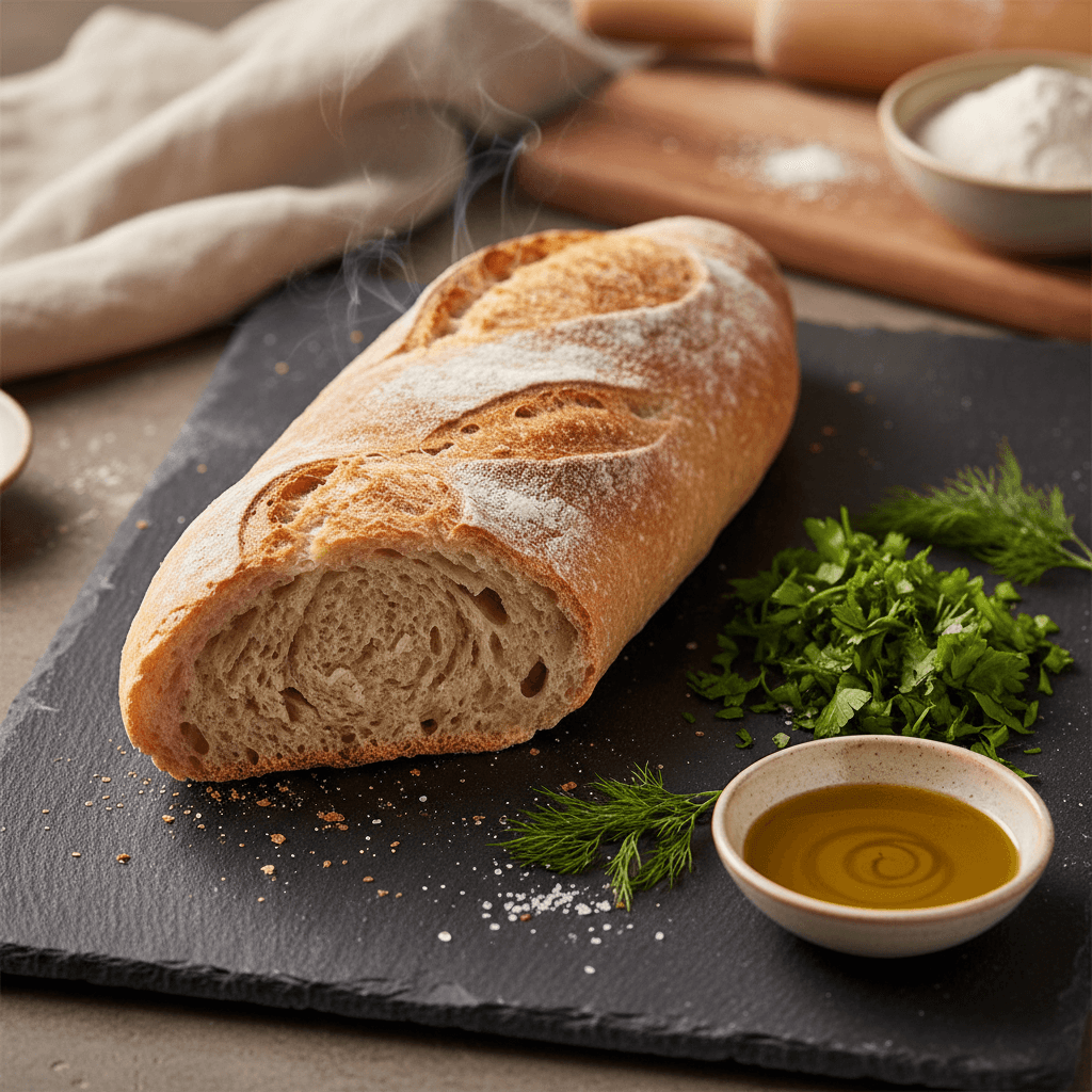 Ev Yapımı Baget Ekmek tarifi görseli - 1 kişilik, 103 TL maliyet