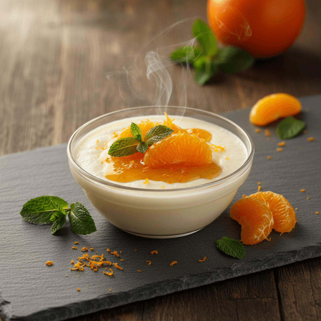Portakallı Muhallebi tarifi görseli - 2 kişilik, 66 TL maliyet