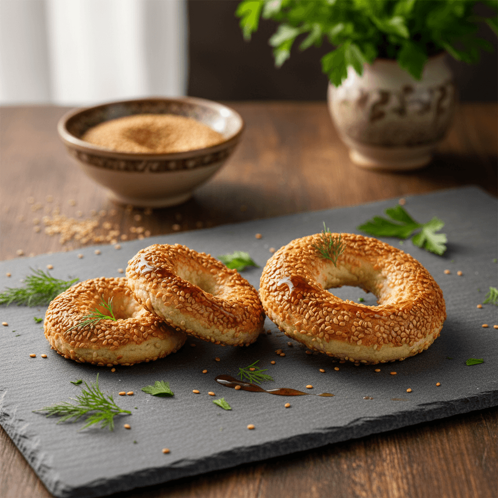 Susamlı Simit Kurabiye tarifi görseli - 24 kişilik, 58 TL maliyet