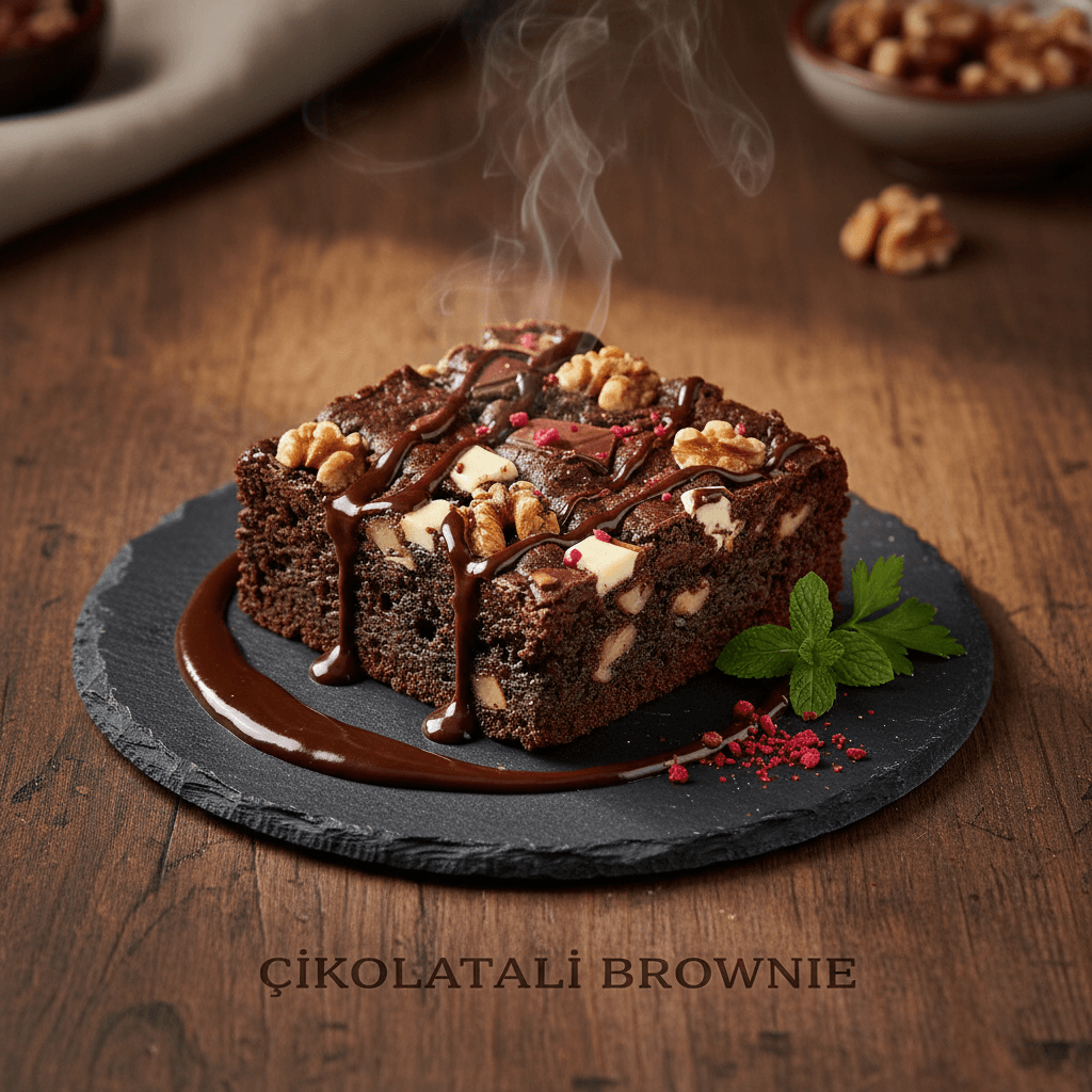 Çikolatalı Brownie tarifi görseli - 12 kişilik, 567 TL maliyet
