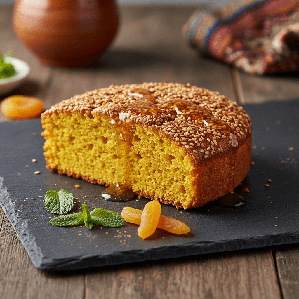 Susamlı Zerdeçallı Kek tarifi görseli - 10 kişilik, 168 TL maliyet