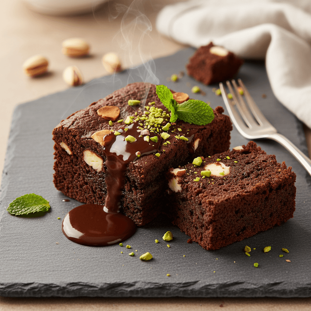 Beyaz Çikolatalı Brownie tarifi görseli - 9 kişilik, 581 TL maliyet